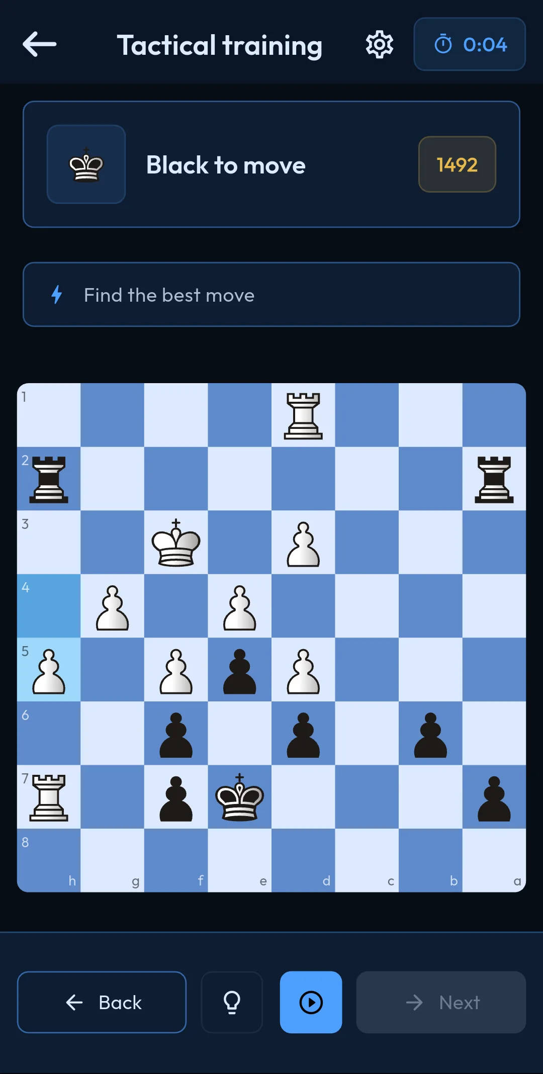 Entraînement de puzzles tactiques dans ChessFlow